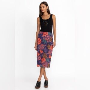 Johnny Was Jane Lizandrea Mesh Midi Skirt